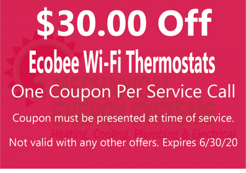 $30.00 off select wi-fi thermostats $30.00 off select wi-fi thermostats